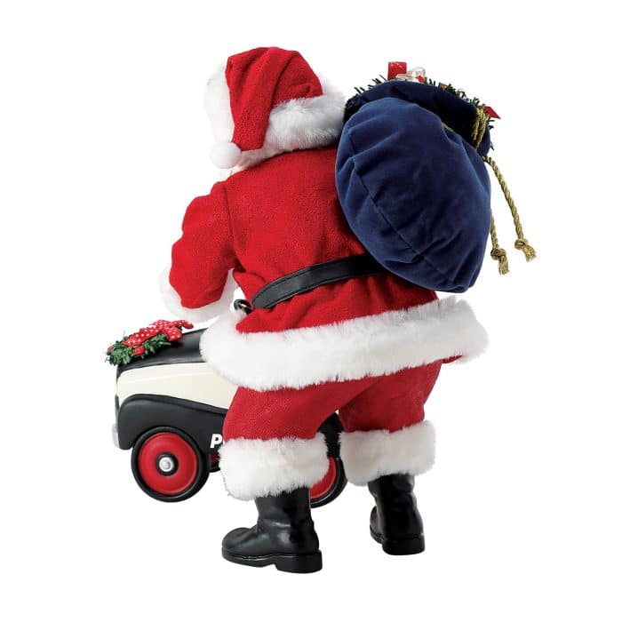 Vintage on Duty Possible Dreams Santa Figurine Back