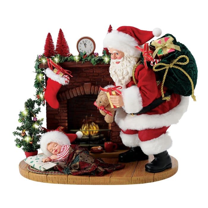 Visions of Sugar Plums Possible Dreams Santa Figurine
