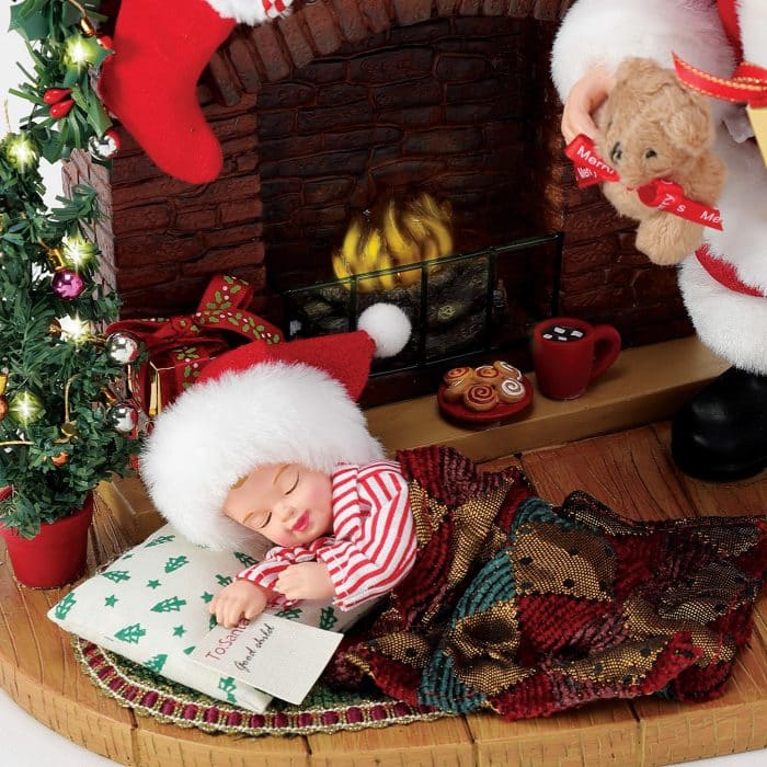 Visions of Sugar Plums Possible Dreams Santa Figurine Close Up