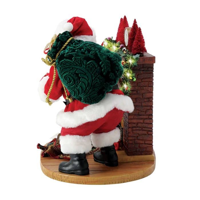 Visions of Sugar Plums Possible Dreams Santa Figurine Side Two