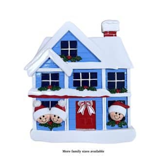 Window Charm Family Ornaments Personalize Three
