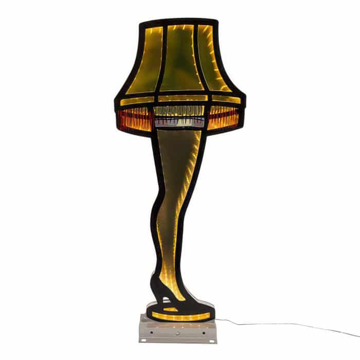 a Christmas Story™ Leg Lamp Infinity Lit Decor Back