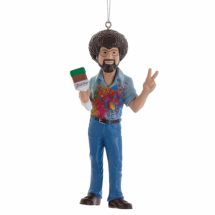 Bob Ross® Paint Splatter Shirt Ornament