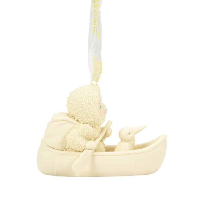 Canoe for Two Ornament Snowbabies Front