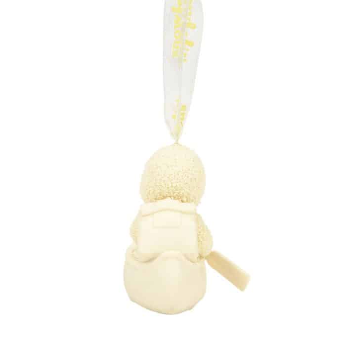 Canoe for Two Ornament Snowbabies Side