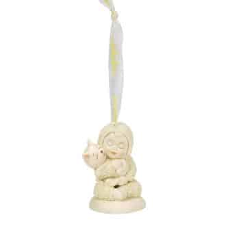 Cat Cuddles Snowbabies Ornament