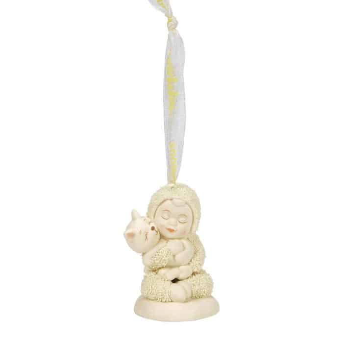 Cat Cuddles Snowbabies Ornament