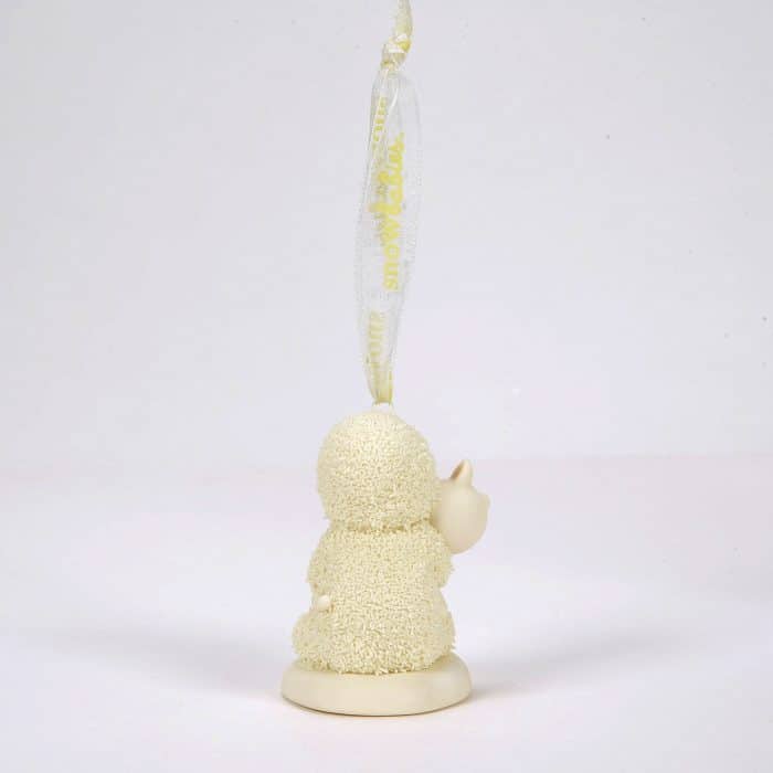 Cat Cuddles Snowbabies Ornament Back