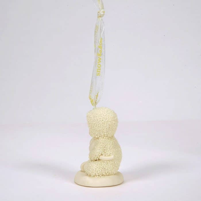 Cat Cuddles Snowbabies Ornament Side