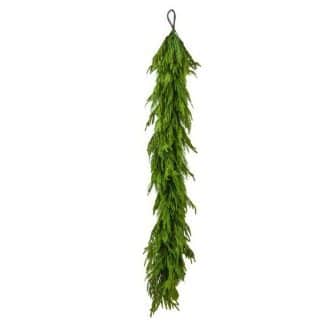 Cedar Norfolk Pine Real Touch Garland 72"