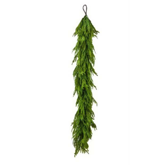 Cedar Norfolk Pine Real Touch Garland 72