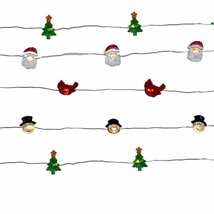 Christmas Icon Fairy Light Set Four Styles