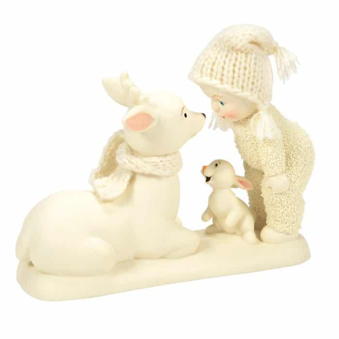 Deer Friends Snowbabies Figurine