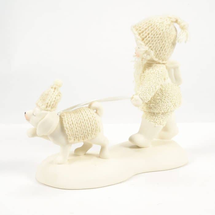 Dog Days of Winter Snowbabies Figurine Back
