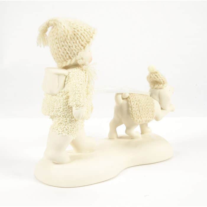 Dog Days of Winter Snowbabies Figurine Side Two