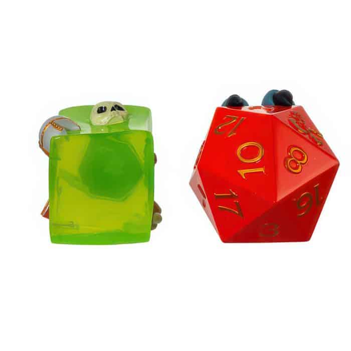 Dungeons  Dragons Dice  Gelatinous Ornament Set Bottom