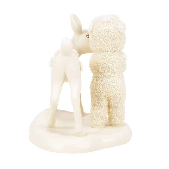 Fawn and Frost Snowbabies Figurine Back