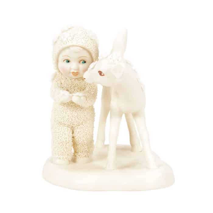 Fawn and Frost Snowbabies Figurine Front