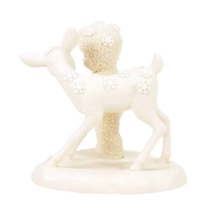 Fawn and Frost Snowbabies Figurine Side