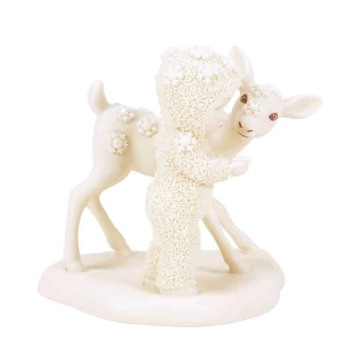 Fawn and Frost Snowbabies Figurine Side Two