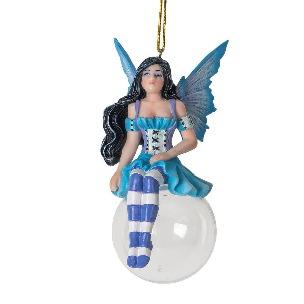 Flora Bubble Riding Fairy Ornament