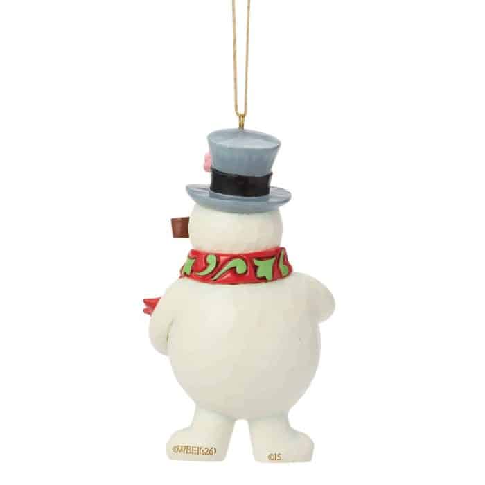 Frosty with Dated Wreath 2026 by Jim Shore Back