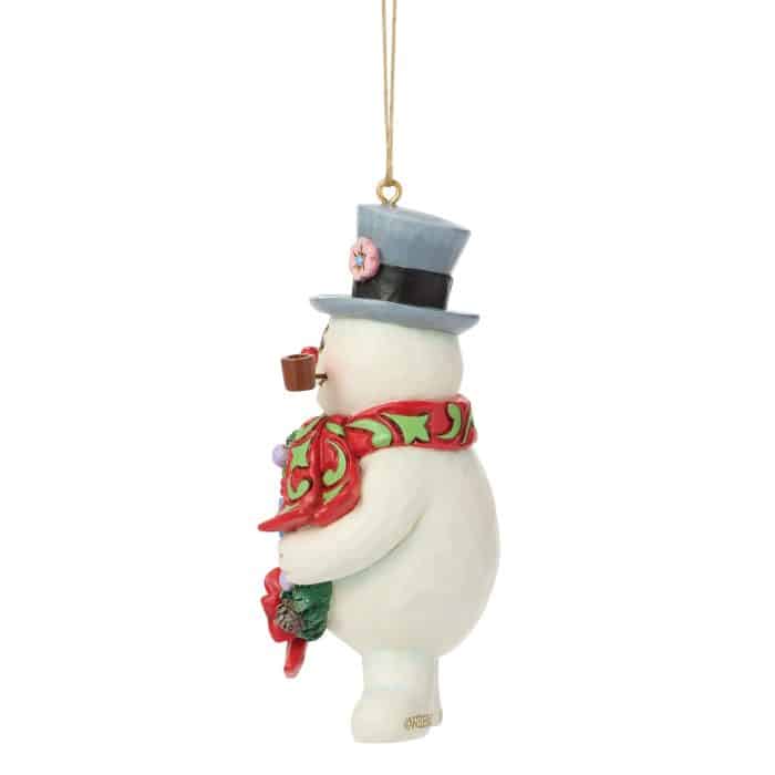 Frosty with Dated Wreath 2026 by Jim Shore Side