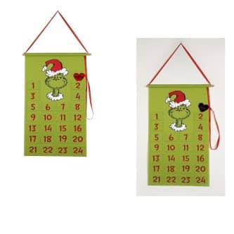 Grinch Heart Countdown Calendar