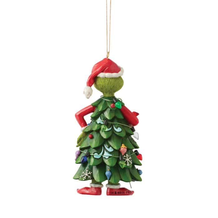 Grinch in Tree Disguise by Jim Shore Back