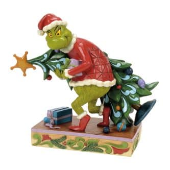 Grinch Stealing Christmas Tree By Jim Shore