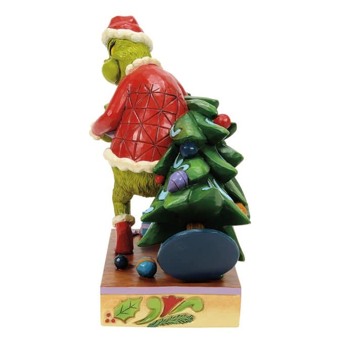 Grinch Stealing Christmas Tree by Jim Shore Side Two