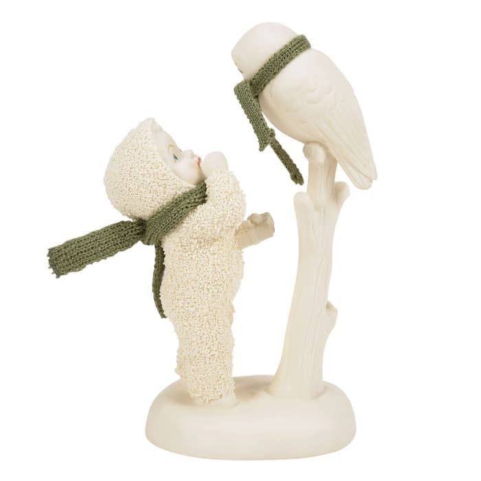 Guess Whooo This is For Snowbabies Figurine Back