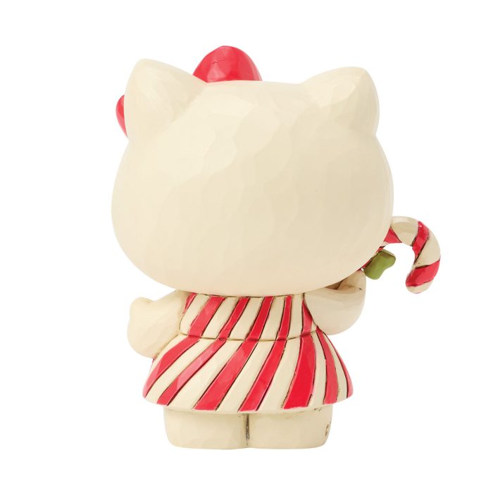 Hello Kitty Candy Cane Mini by Jim Shore Back