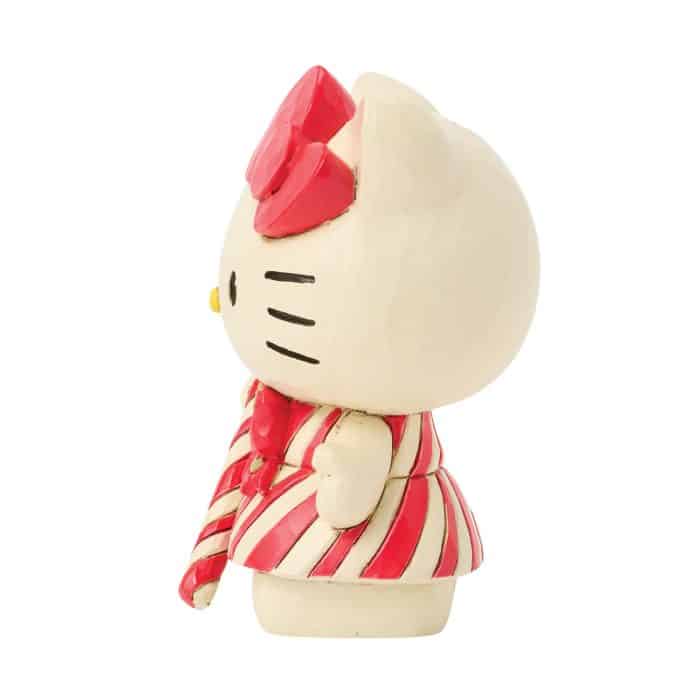 Hello Kitty Candy Cane Mini by Jim Shore Side