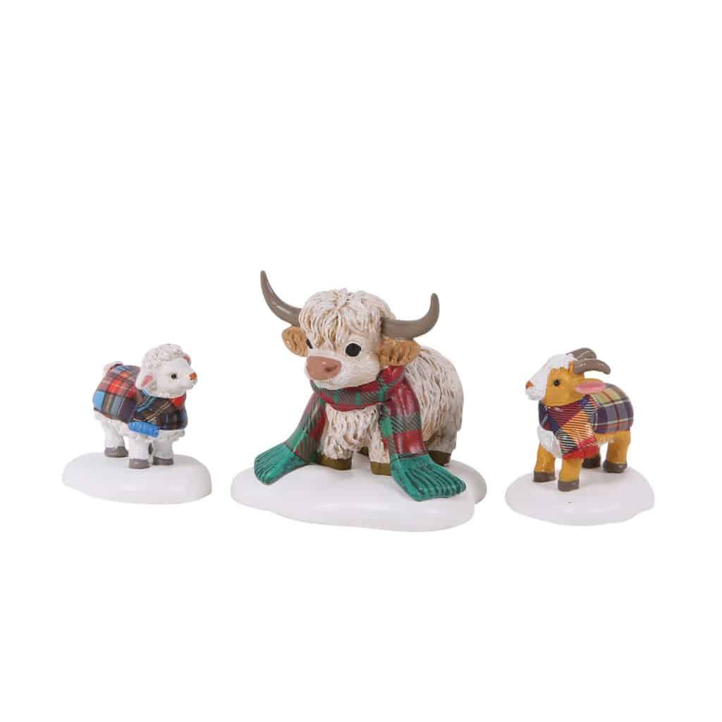 Highland Animal Set Village D56