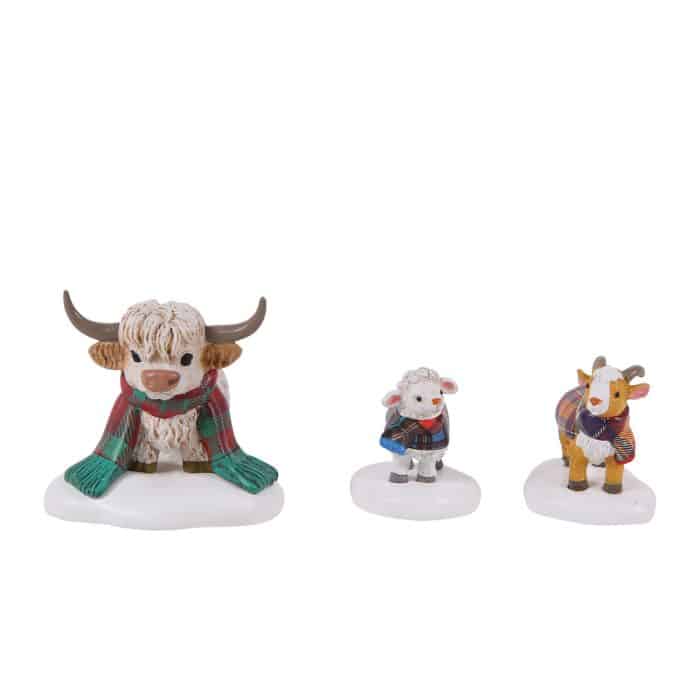Highland Animal Set Village D56 Front
