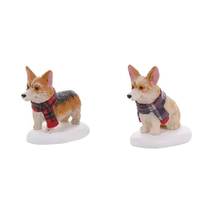 Highland Corgis Village D56 Quarter View