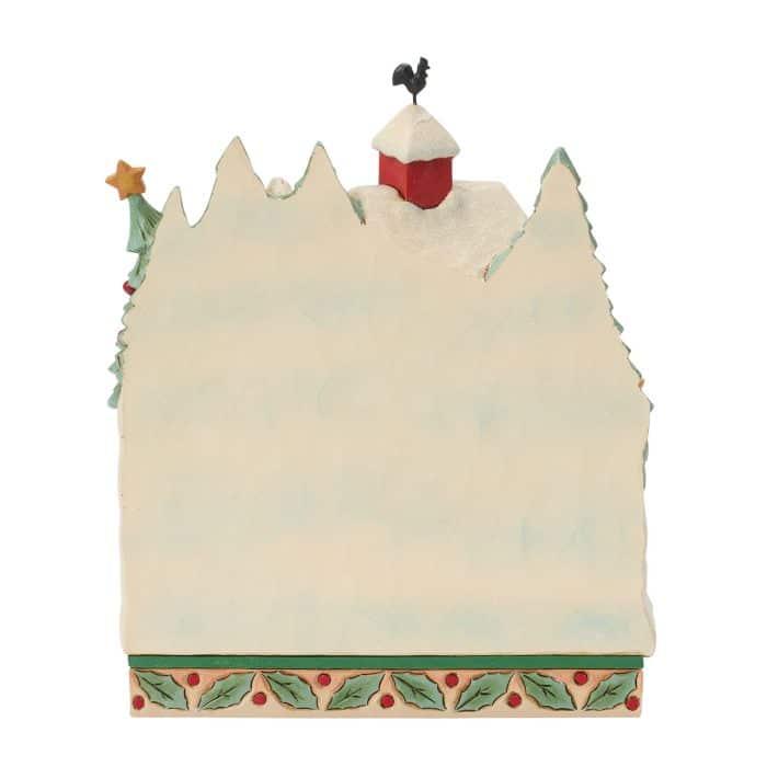 Highland Glen Barn Scene by Jim Shore Back