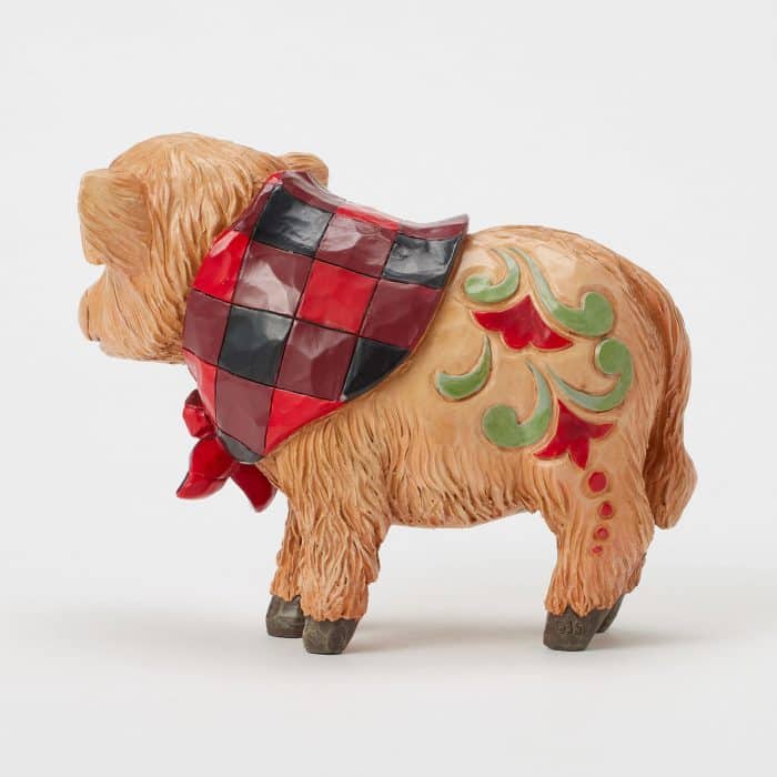 Highland Glen Highland Calf by Jim Shore Back