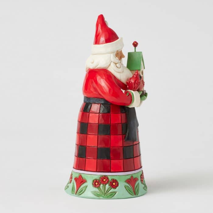 Highland Glen Santa Cardinals by Jim Shore Side