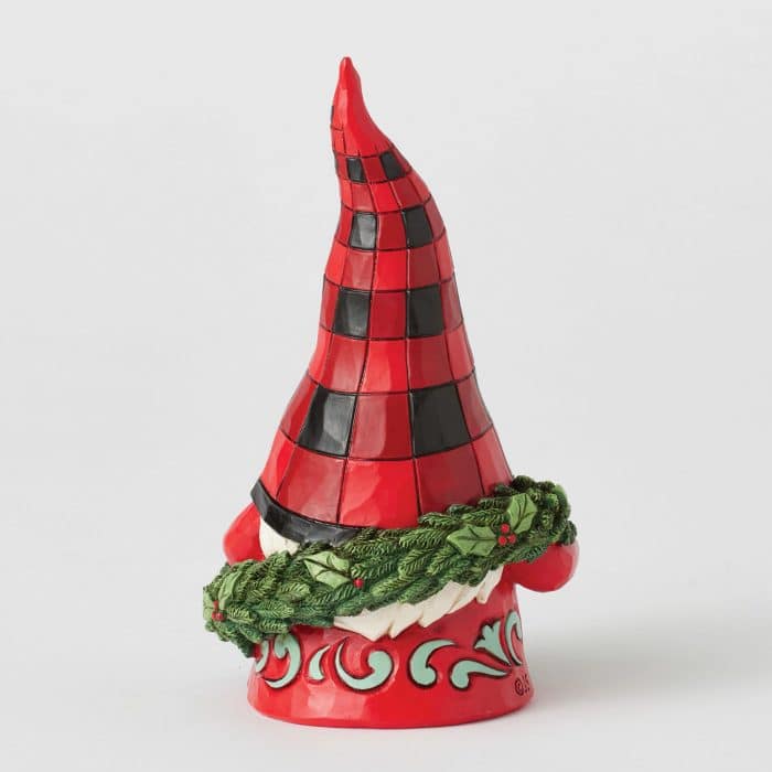 Highland Glen Wreath Gnome by Jim Shore Back