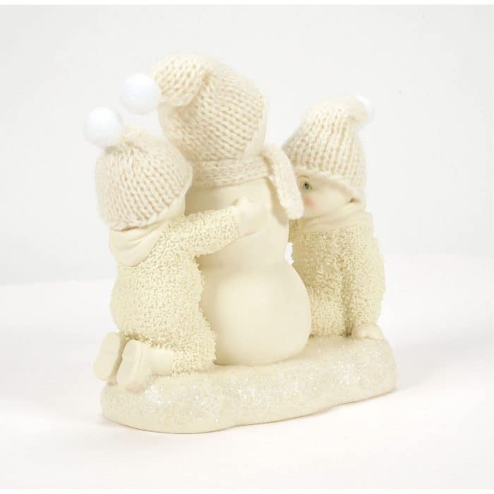Lets Build a Snowman Snowbabies Figurine Side