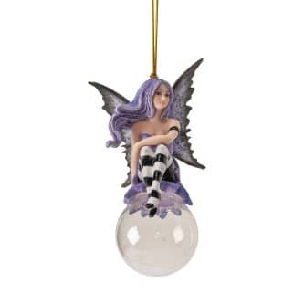 Lissette Bubble Riding Fairy Ornament