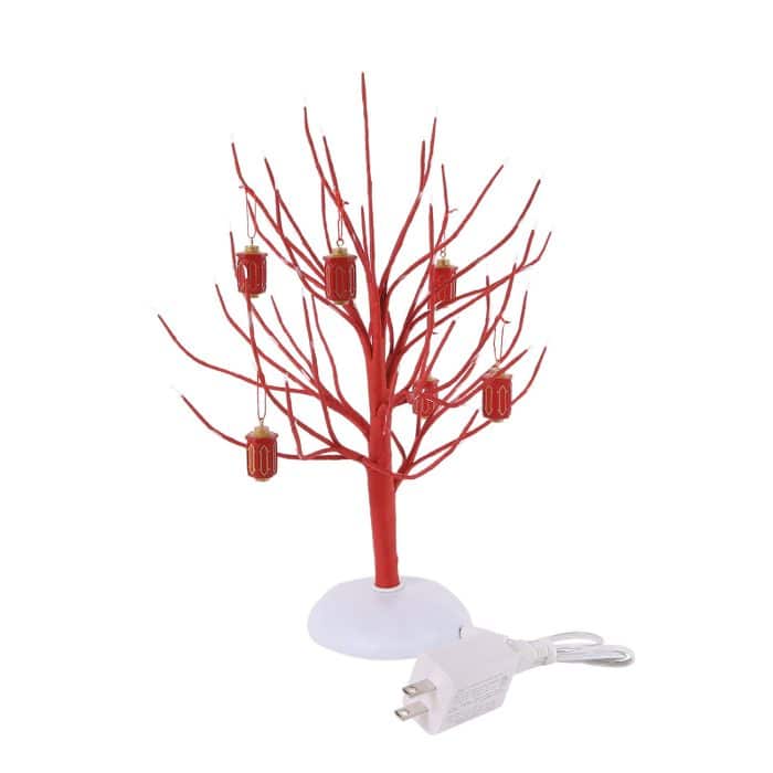 Lucky Twinkle Branch Tree Village D56 Back Cord