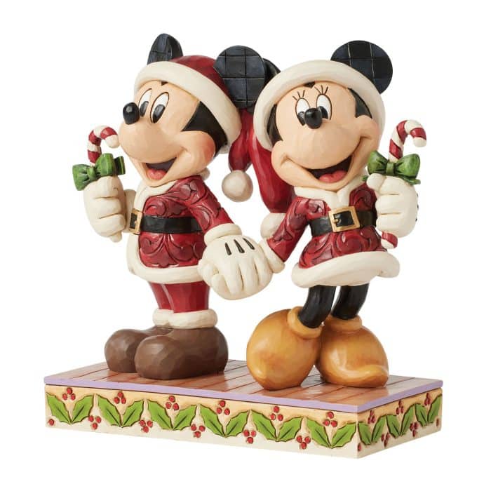 Mickey  Minnie Candy Canes by Jim Shore Quarter View Two