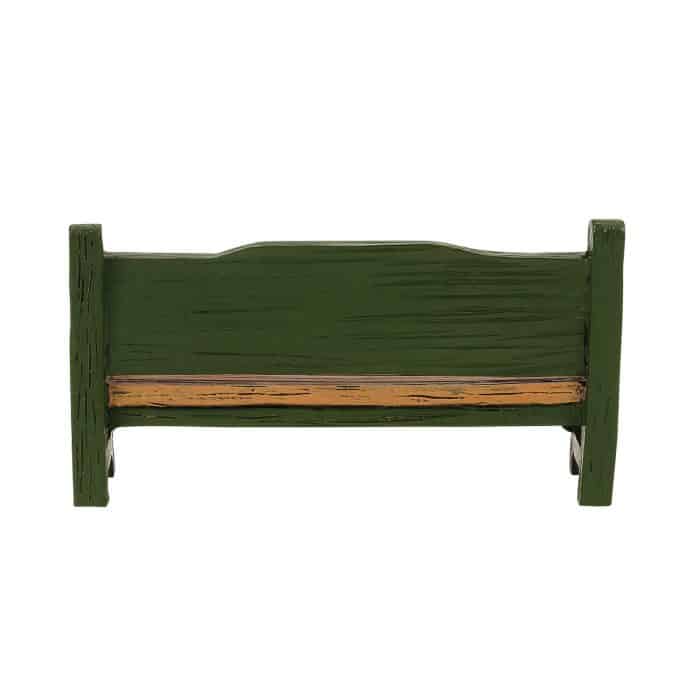 Old Rickety Bench Village D56 Back