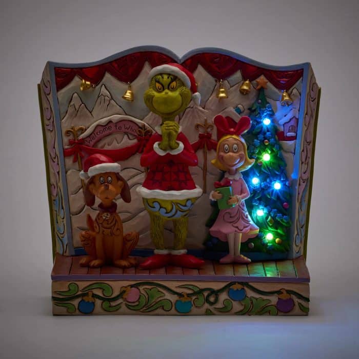 Open Book Grinch Max and Cindy by Jim Shore Light Choice 1
