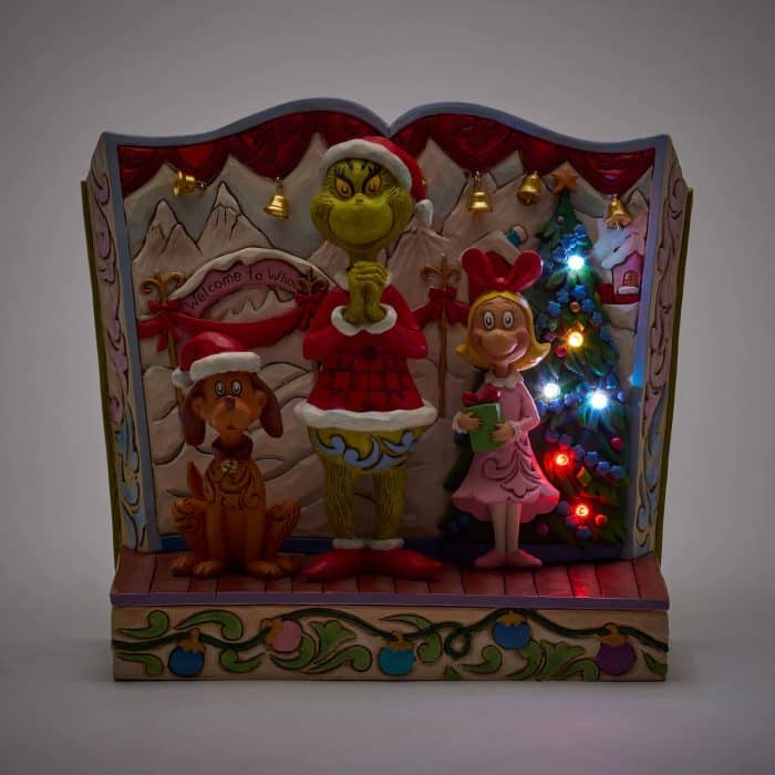 Open Book Grinch Max and Cindy by Jim Shore Light Choice 2