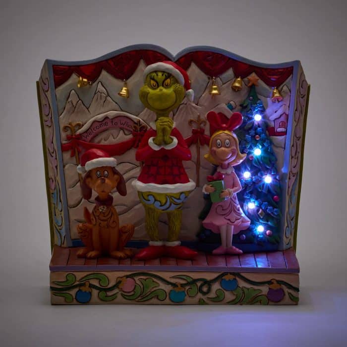 Open Book Grinch Max and Cindy by Jim Shore Light Choice 4