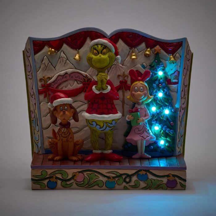 Open Book Grinch Max and Cindy by Jim Shore Light Choice 5